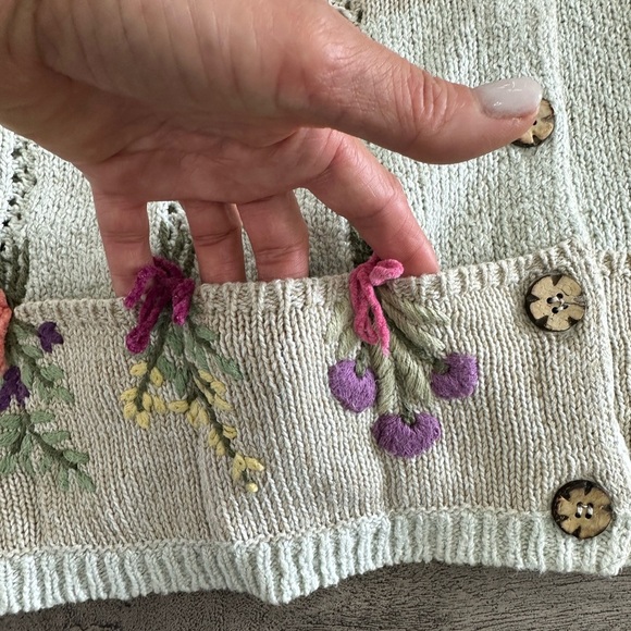 Mandal Bay Pastel Embroidered Cardigan - Picture 7 of 7
